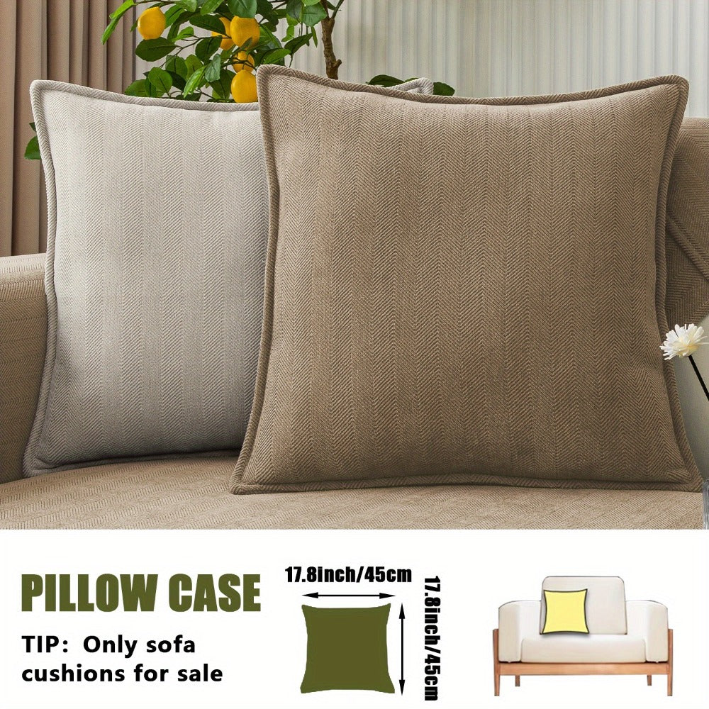 Chenille Ribbed Sofa Cover - Pet Friendly Non-Slip Machine Washable Soft Stretch Slipcover for 1-4 Seater Sectional Sofa Living Room Bedroom Office, 9 Colors
