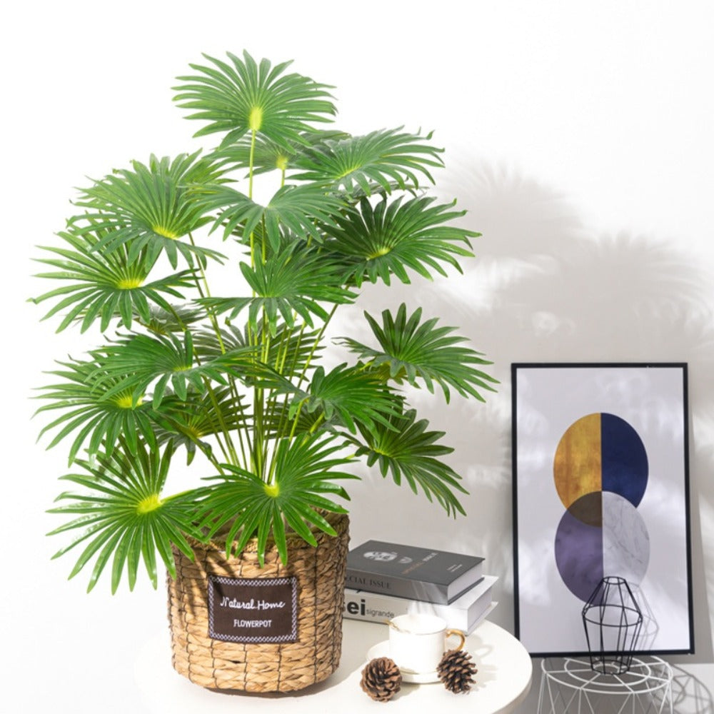 Realistic Artificial Plants 2pcs ¨C Lifelike Fake Plant Decor for Indoor & Outdoor, Home, Wedding, Garden & Festival Celebrations, Elegant Faux Greenery Decoration Set
