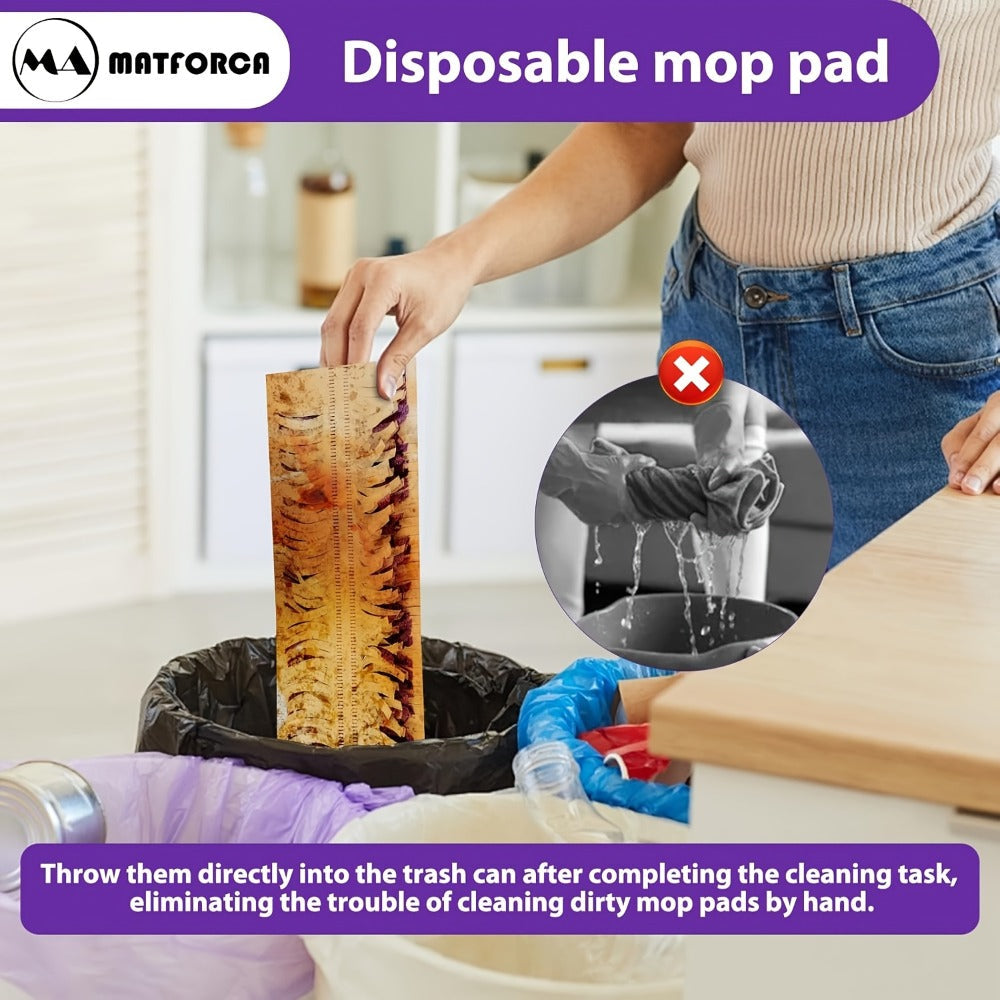 Mop Pads Refills Compatible with Swiffer PowerMop Dry and Wet Use Disposable Multi-Surface Floor Cleaning Pads for Hardwood Tile Laminate No Mop Included 15 Count or 50 Count Bulk Value Pack