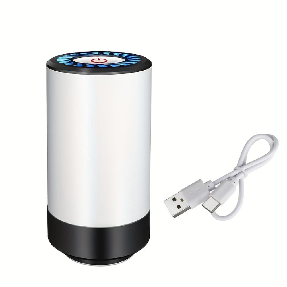 Cordless Vacuum Pump with Multiple Accessories ¨C Portable Food Vacuum Sealer & Dehumidifier for Food Preservation, Crisper Containers, Travel Space Saving & Outdoor Storage