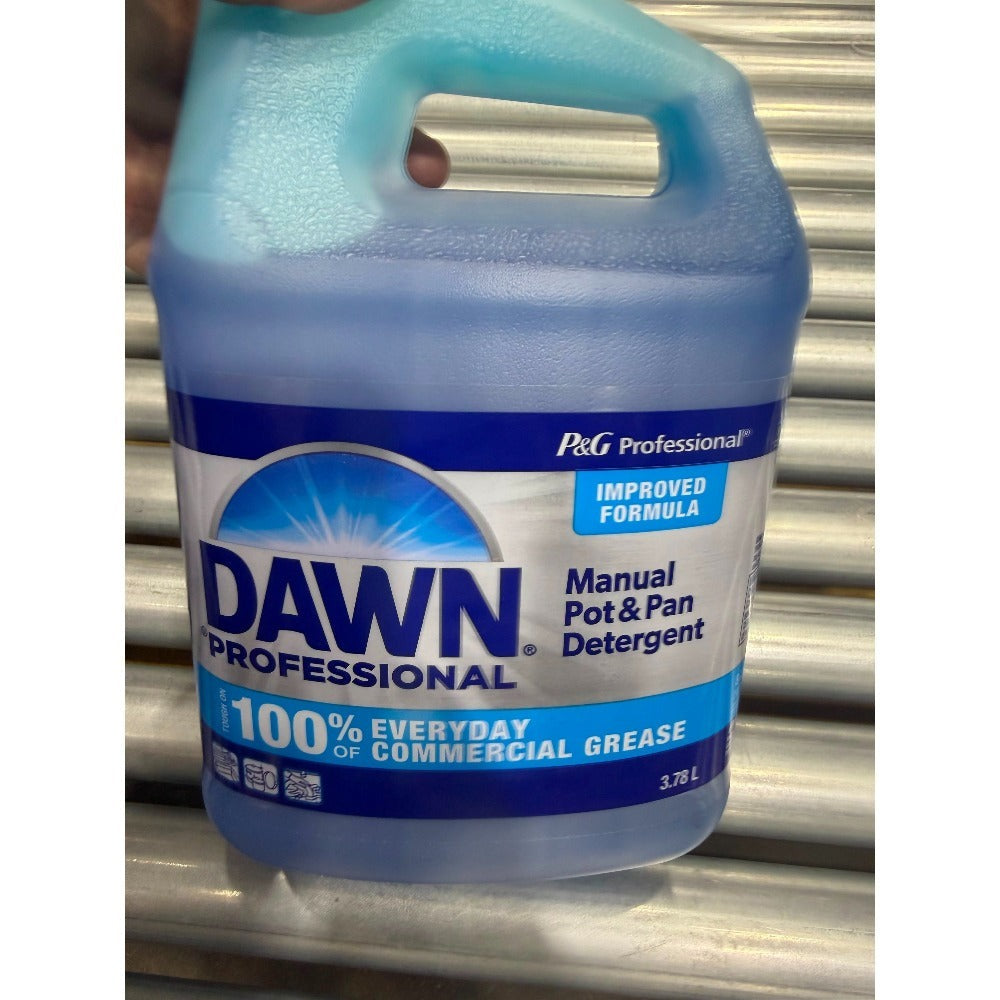 Dawn Professional Dish Soap 1 Gallon 134 fl oz - Heavy Duty Commercial Strength Liquid Dish Detergent, Grease Cutting Formula for Pots, Pans, Dishes & Kitchen Surfaces, Restaurant & Home Use