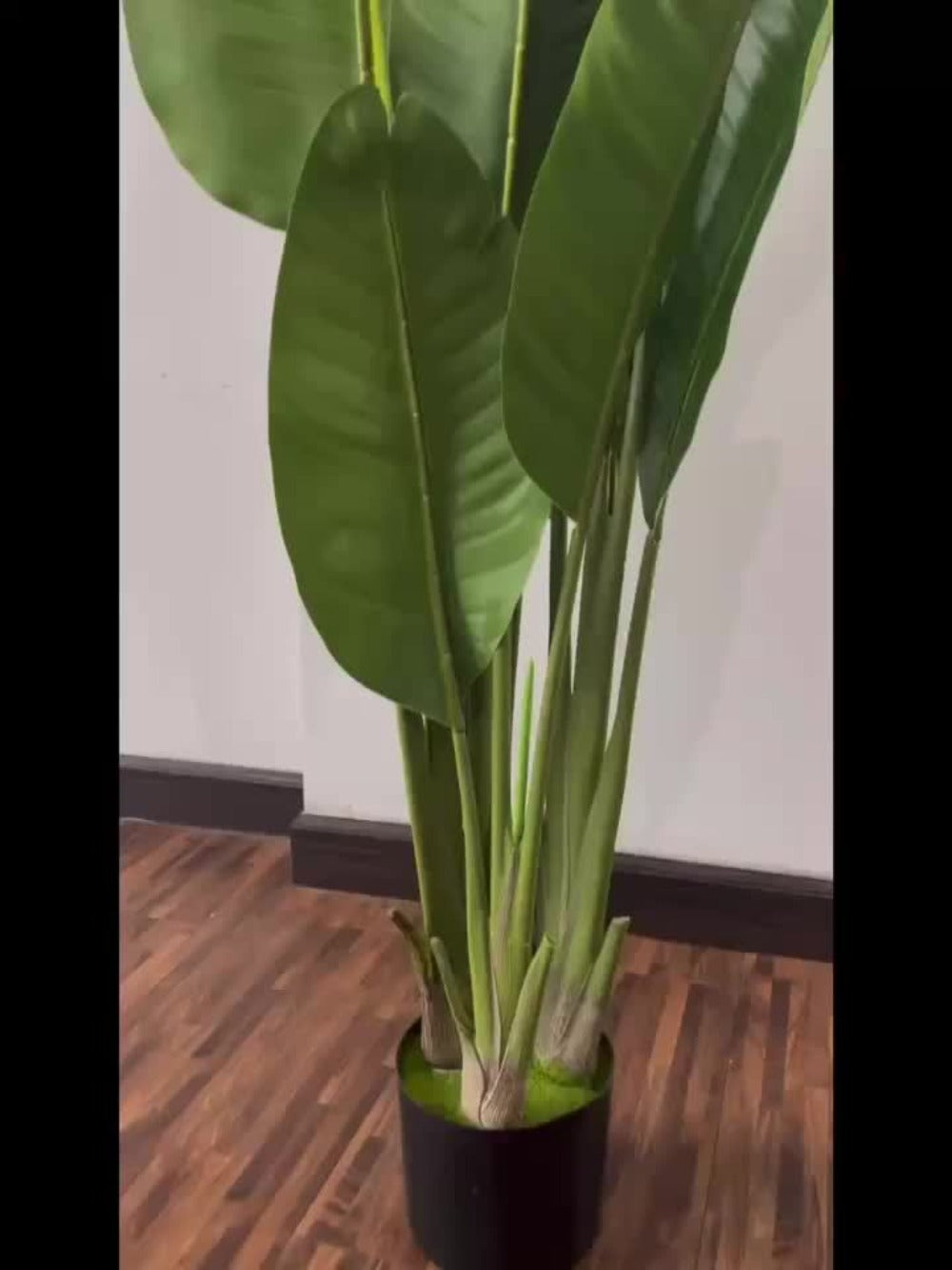 Artificial Bird of Paradise Plant Large Fake Indoor Tree - Realistic Faux Tropical Plant in Pot, Maintenance Free, 63 or 71 Inch Tall for Living Room, Office, Bedroom & Outdoor Home Decor