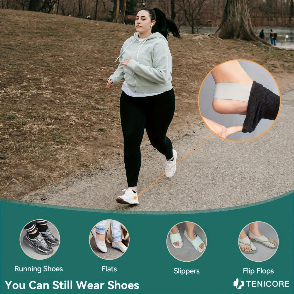 Bunion Corrector Sleeves 2-Pack ¨C 4-Point Fixation Big Toe Separator, Adjustable Day & Night Hammer Toe Straightener for Men & Women