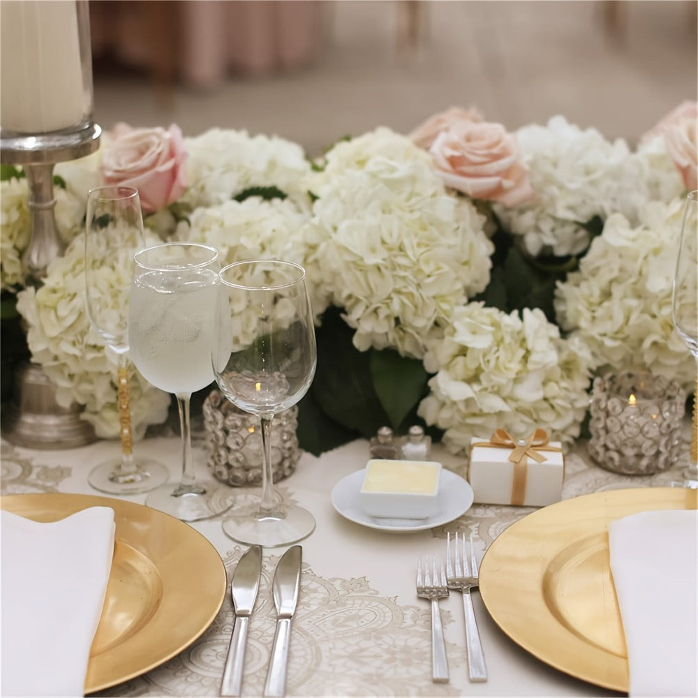 Artificial Hydrangea Flowers with Stems 60 Pack ¨C Fake Hydrangea Flower Heads for Wedding Centerpieces, Bouquets, DIY Home Decor, Garden & Party Arrangements | Realistic Silk-Look Floral Decor