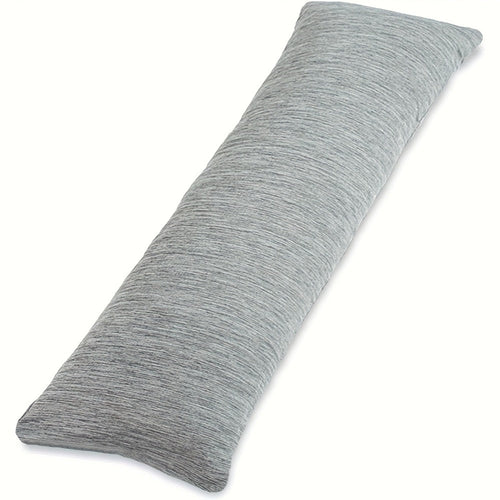 Body Pillow 20x54 Inch Cooling Memory Foam ¨C Full Body Pillow for Adults Side Sleepers, Firm Long Sleeping Pillow for Stomach Back Support, Pregnancy Pillow, Washable Cover, Grey White Pink