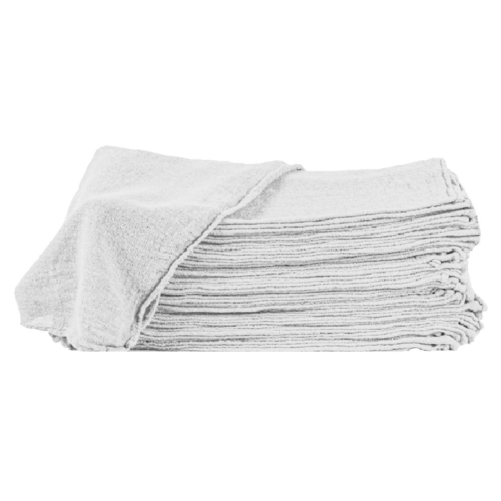 Cotton Shop Rags 12x14 Inch Absorbent Lint-Free Cleaning Towels Multipurpose Shop Towels for Automobile Garage Industry Home Red White Navy Blue 50 100 150 200 500 Pack Bulk Value