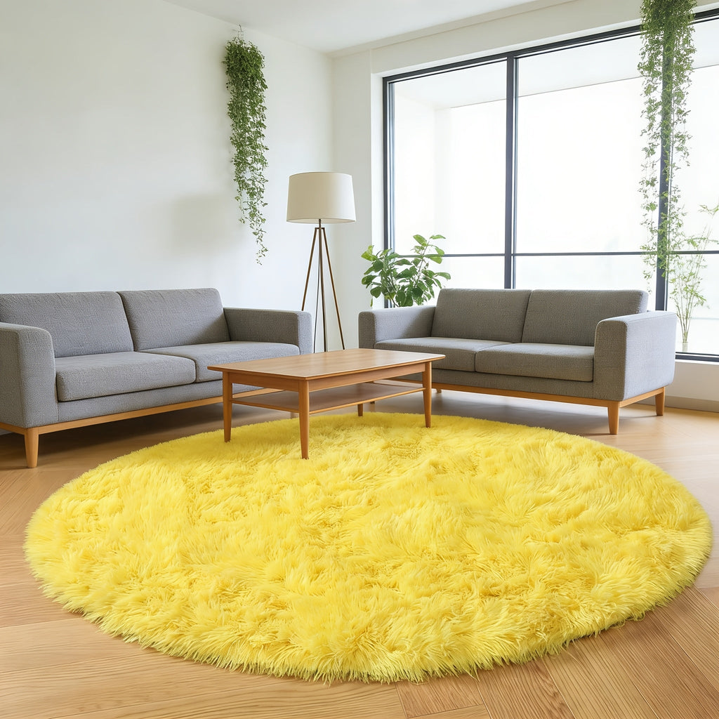 Fluffy Area Rug Large Soft Shag Carpet for Living Room Bedroom ¨C Non-Slip Ultra Thick Plush Floor Mat, Multiple Sizes & Colors, Home Decor