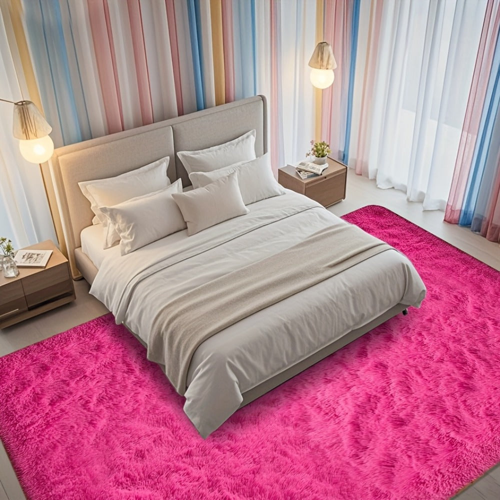 Fluffy Area Rug Large Soft Shag Carpet for Living Room Bedroom ¨C Non-Slip Ultra Thick Plush Floor Mat, Multiple Sizes & Colors, Home Decor