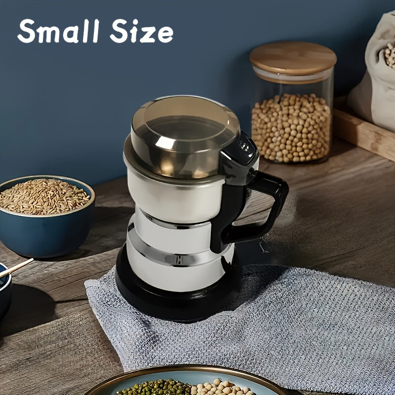 Electric Coffee Grinder 300W 25000RPM ¨C 8-Blade Stainless Steel Spice & Grain Mill for Coffee Beans, Nuts, Spices | Home, Cafe & Camping