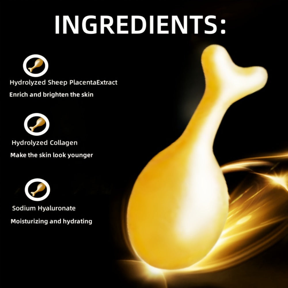 Hyaluronic Acid Collagen Facial Gel Capsules 360pcs (2 Boxes x 180pcs) - Deep Moisturizing Face Neck Serum Capsules for All Skin Types - Anti-Aging Firming Youthful Complexion Travel Size Skincare