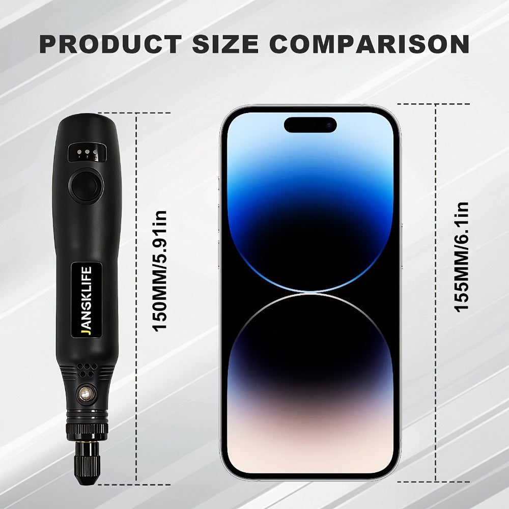 Cordless Rotary Tool Set Rechargeable Engraving Pen ¨C Adjustable Speed Electric Wood Carving Tool for Grinding Polishing Etching Cutting DIY Craft