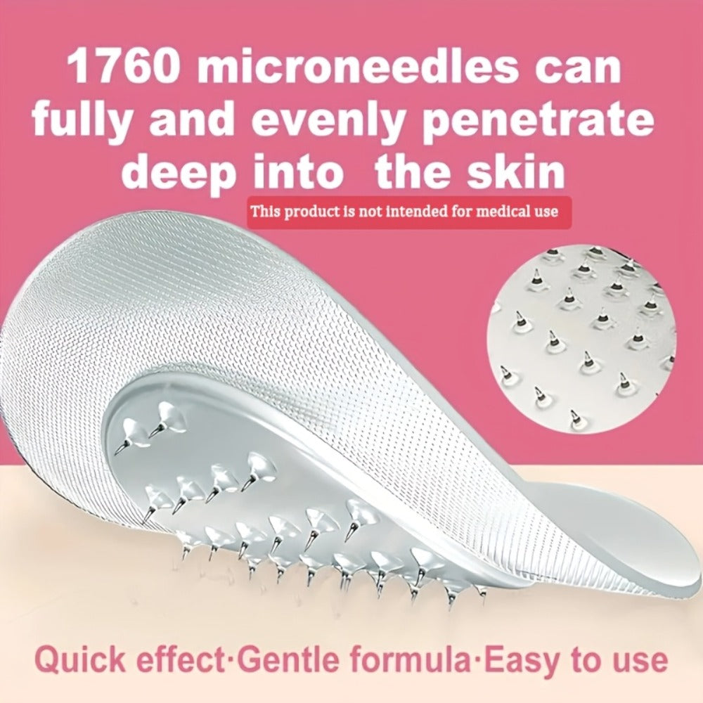 Microneedle Patches Hyaluronic Acid Niacinamide Dissolving Face Patches for Forehead Smile Lines Eye Area Deep Moisturizing Skin Smoothing Brightening Treatment 8pcs