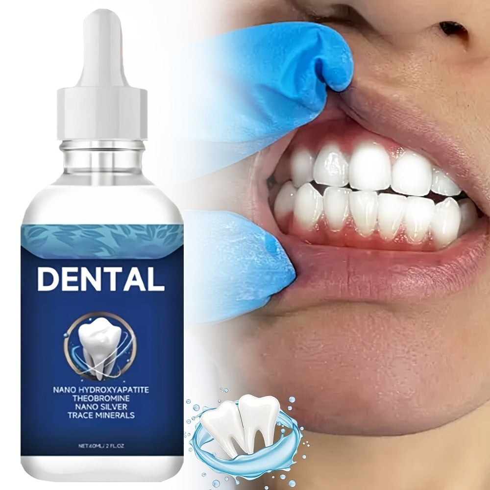 Oral Care Drops with Hydroxyapatite ¨C True Tooth Care Solution for Cavity Protection, Enamel Strengthening & Sensitive Teeth, Daily Gum Health & Fresh Breath Formula, 2.03oz ¨C Ideal Gift