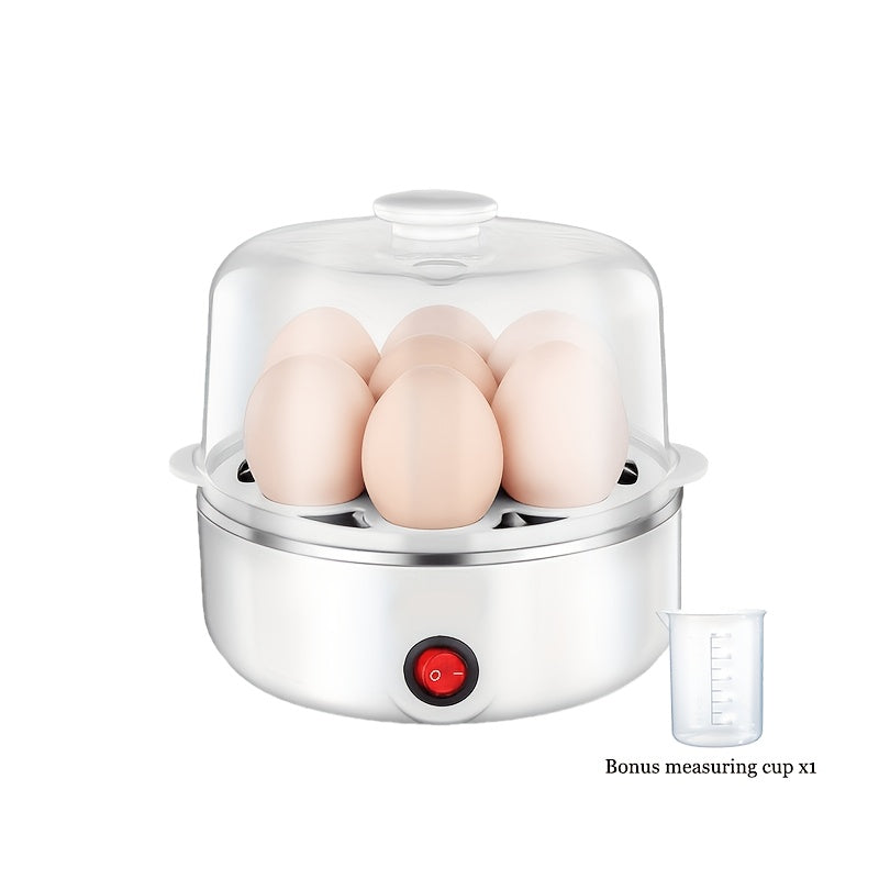 Egg Steamer Stainless Steel Mini Breakfast Machine Single Double Layer Multi-Functional Egg Cooker for Home Dormitory Student Dorm Back to School Holiday Gift