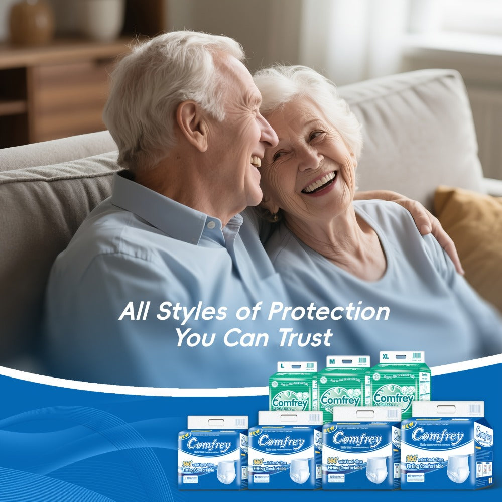Adult Incontinence Underwear Disposable Pull Ups for Women & Men - Overnight Bladder Control Briefs, Maximum Absorbency, Slip-On Protection | M/L/XL/2XL