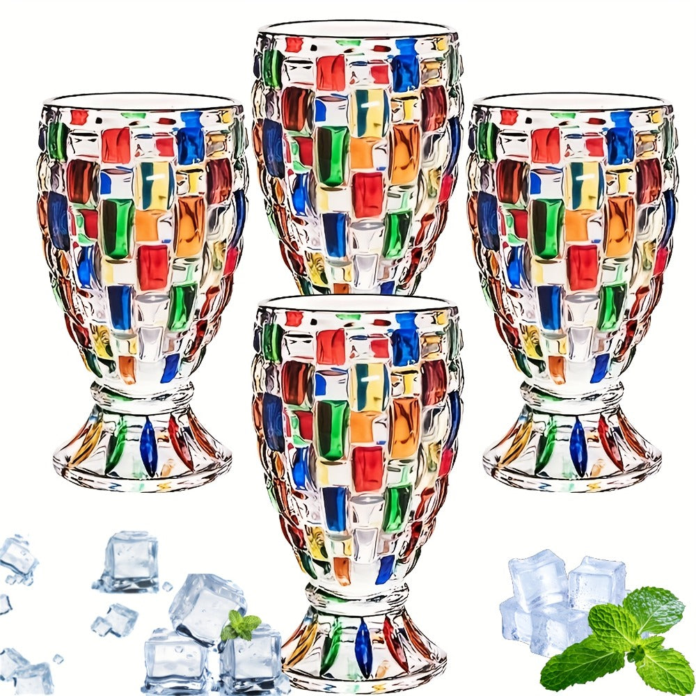 Colored Champagne Flutes Set of 4 or 8 Cocktail Glasses Sparkling Wine Glasses Non-Slip Bubbly Glasses for Birthday Wedding Christmas Valentine Party Gift
