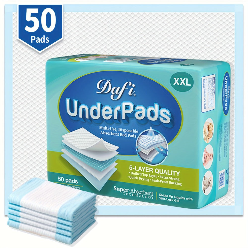 Disposable Bed Pads Extra Large Incontinence Underpads - Super Absorbent Chucks Pads with Odor Control for Elderly & Adults | Multiple Sizes