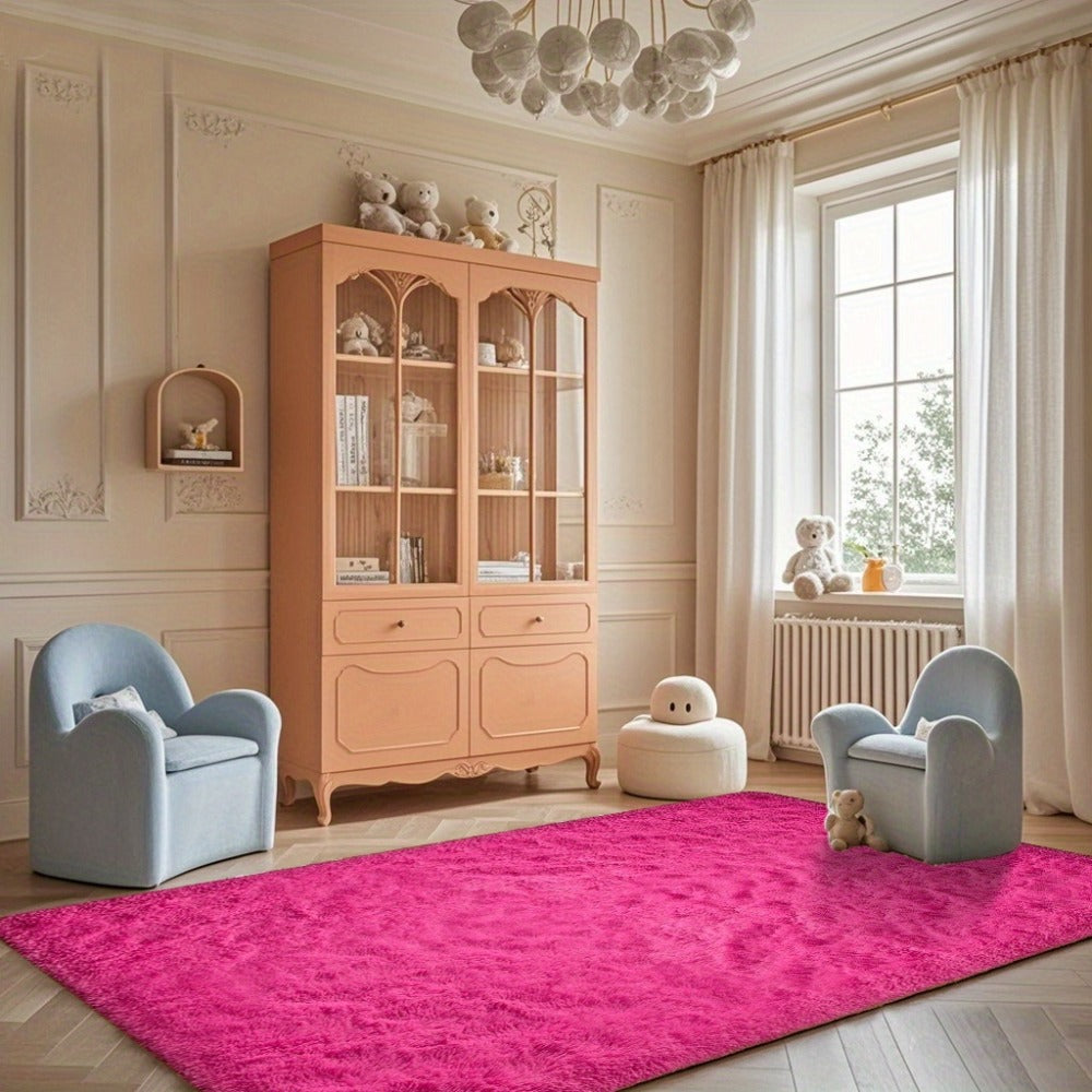 Fluffy Area Rug Large Soft Shag Carpet for Living Room Bedroom ¨C Non-Slip Ultra Thick Plush Floor Mat, Multiple Sizes & Colors, Home Decor