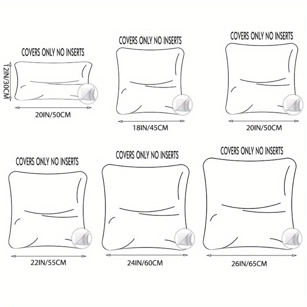 Faux Fur Throw Pillow Covers Pack of 2 ¨C Luxury Soft Fluffy Decorative Cushion Covers for Couch Bed Sofa, Pet Friendly, Zipper Closure