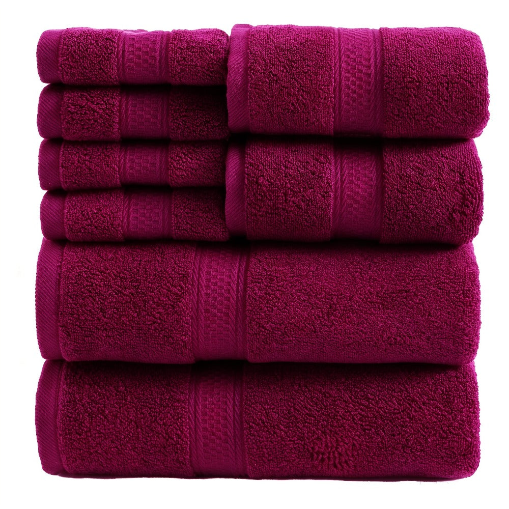 Luxury Soft Towel Set 8 or 16 Piece - Thickened Quick Dry Skin Friendly High Absorbency Bath Towels Hand Towels Washcloths | 13+ Colors | Home Hotel Travel Fitness Spa Gift Set