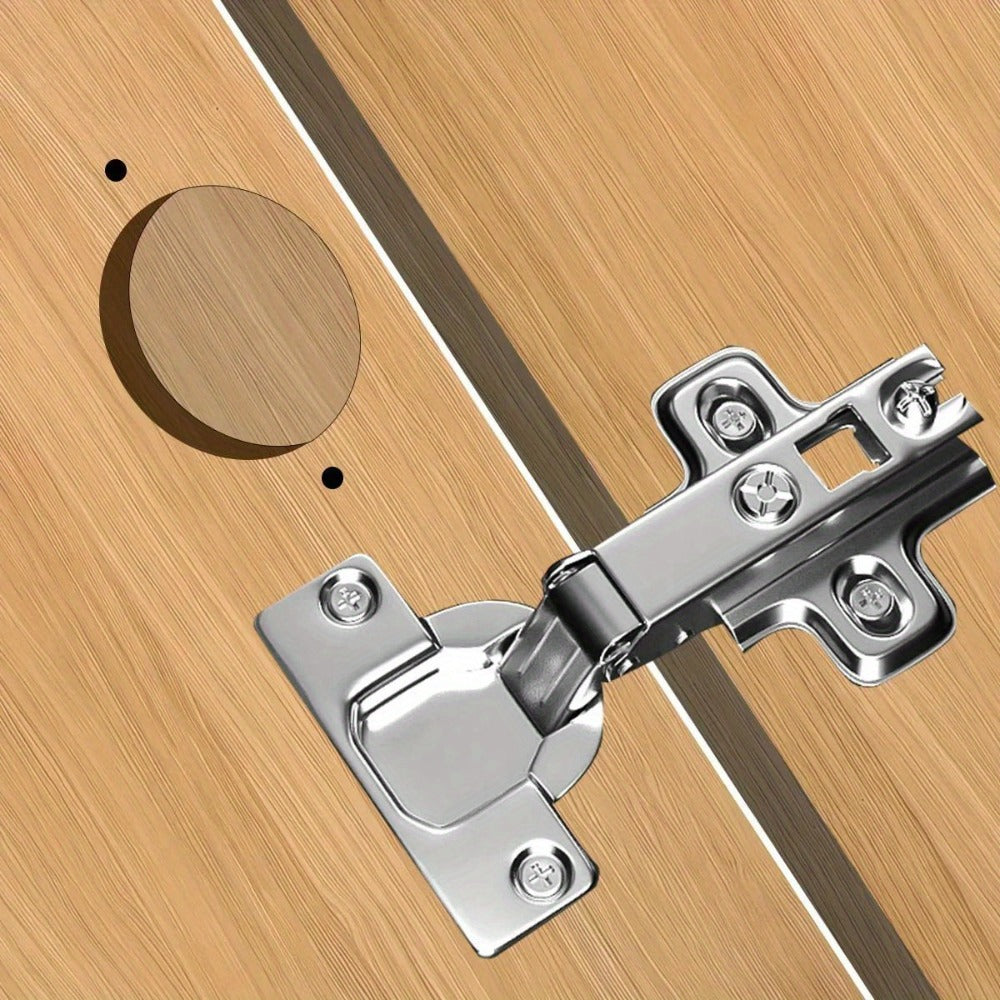 35mm Hinge Drilling Jig Kit Aluminum Alloy Cabinet Door Hinge Hole Opener Template Puncher Locator for Woodworking Door Cabinet Wardrobe Hinge Installation 15-25mm Boards