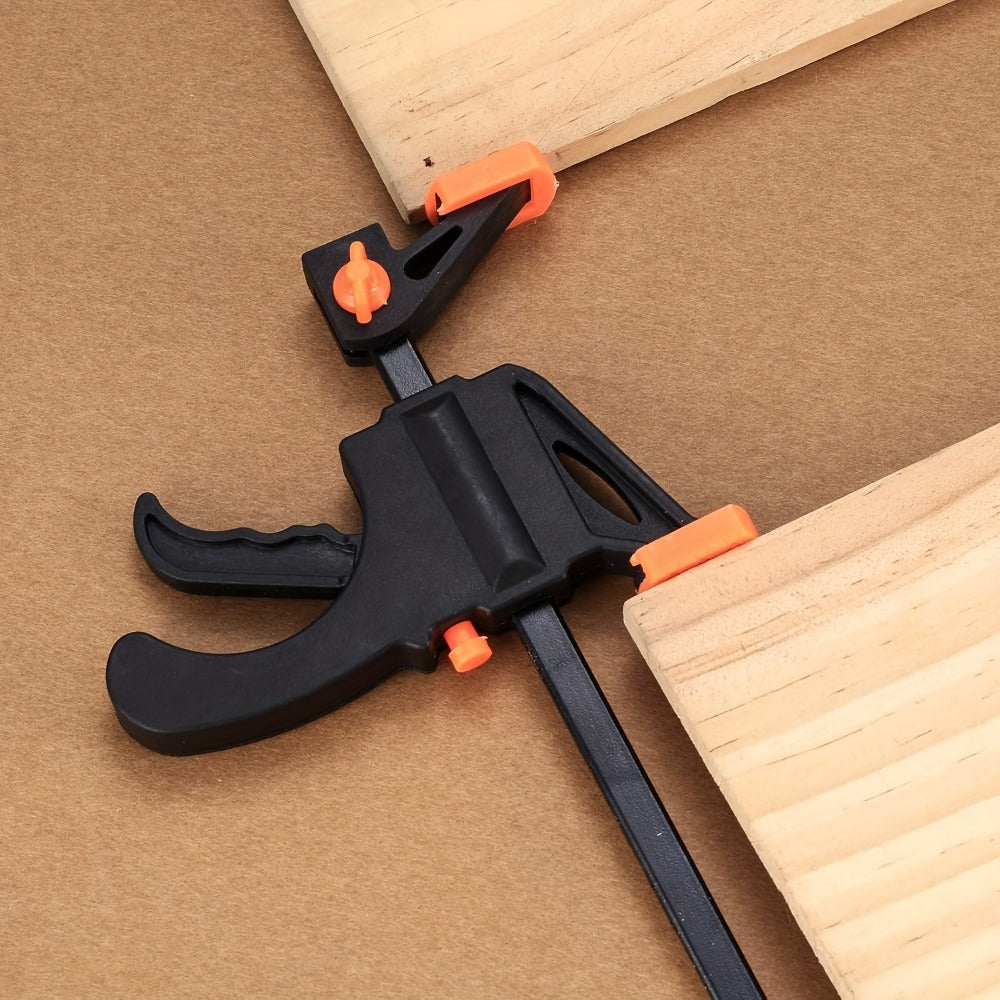 F Clamp Woodworking Quick Clamp Set Ratcheting Bar Clamp with Trigger Handle for Wood Glue DIY Projects
