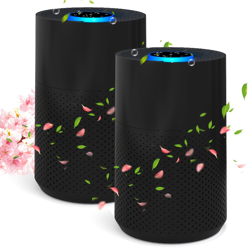 Air Purifier for Home with H13 True HEPA Filter, 3-in-1 Filtration for Allergies Pets Hair Smoke Dust Odors Pollen, Sleep Mode Bedroom Air Purifier for Pet Dander Smokers & Large Room