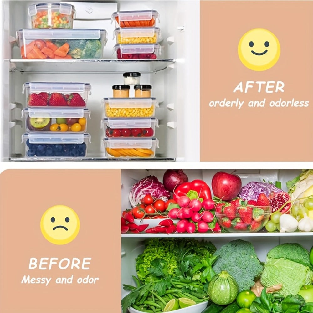 Food Storage Containers Set BPA-Free Airtight ¨C Meal Prep Containers with Easy-Snap Lids Labels & Marker 24 48pcs Pantry Kitchen Organizer