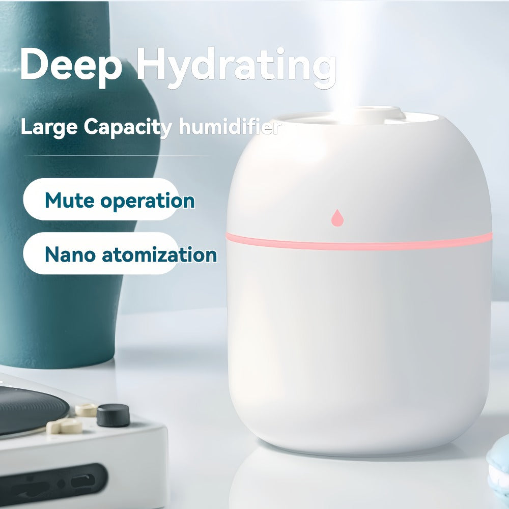 Aromatherapy Mist Humidifier USB Powered Night Light Low Noise Energy Efficient for Indoor Car Air Refreshing Plant Health Calming Body Mind Bedroom Office 2pcs
