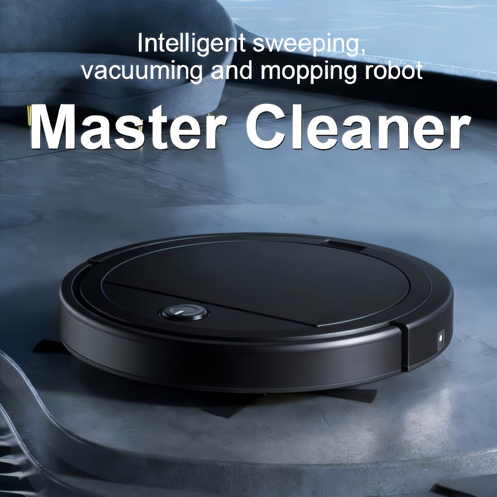 Robot Vacuum Cleaner 3-in-1 ¨C 2000Pa Powerful Suction, 150-Min Runtime, Auto Floor Cleaning for Pet Hair, Dust & Debris, Multi-Functional Robotic Vacuum for Hardwood, Tile & Low-Pile Carpet