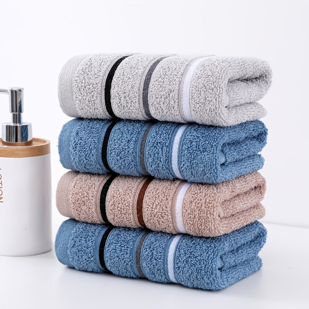 Washcloths 2 Pack Premium Soft Absorbent 102GSM Knit Fabric Face Towels Quick Dry Multipurpose Bath Washcloths for Body Face Kitchen Random Color Holiday Gift