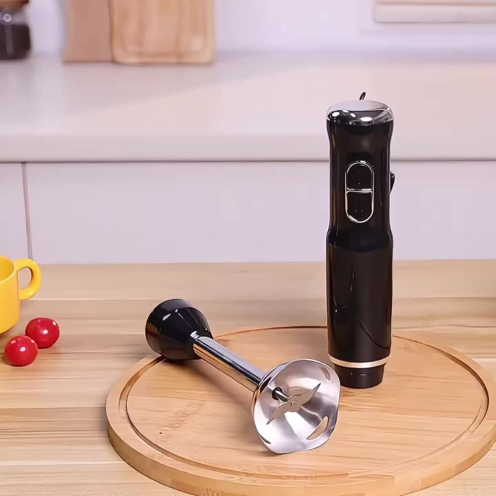 Immersion Blender 400W Handheld Stick Mixer with 2 Speeds & Turbo Mode 304 Stainless Steel Blades ¨C Corded Hand Blender with Detachable Base for Soup Smoothie Puree Baby Food