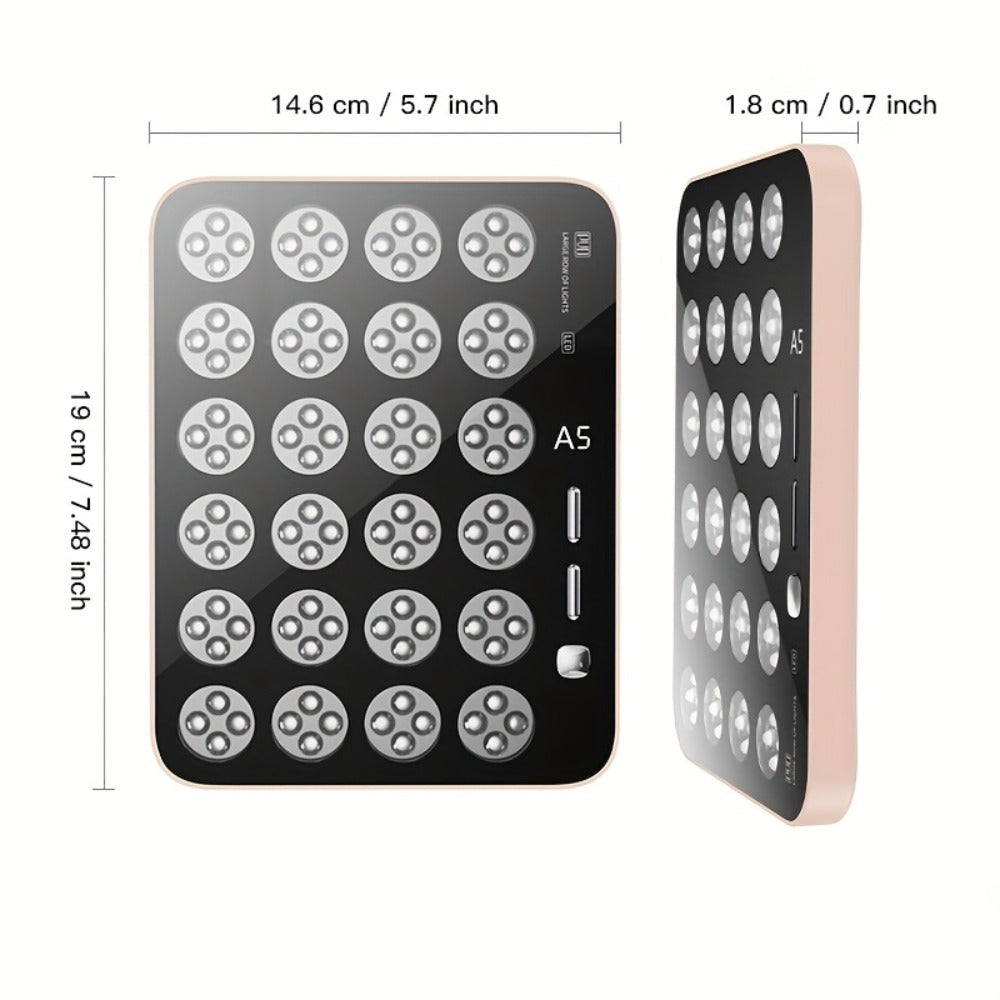 LED Light Therapy Device for Face & Body with Stand - Home Spa