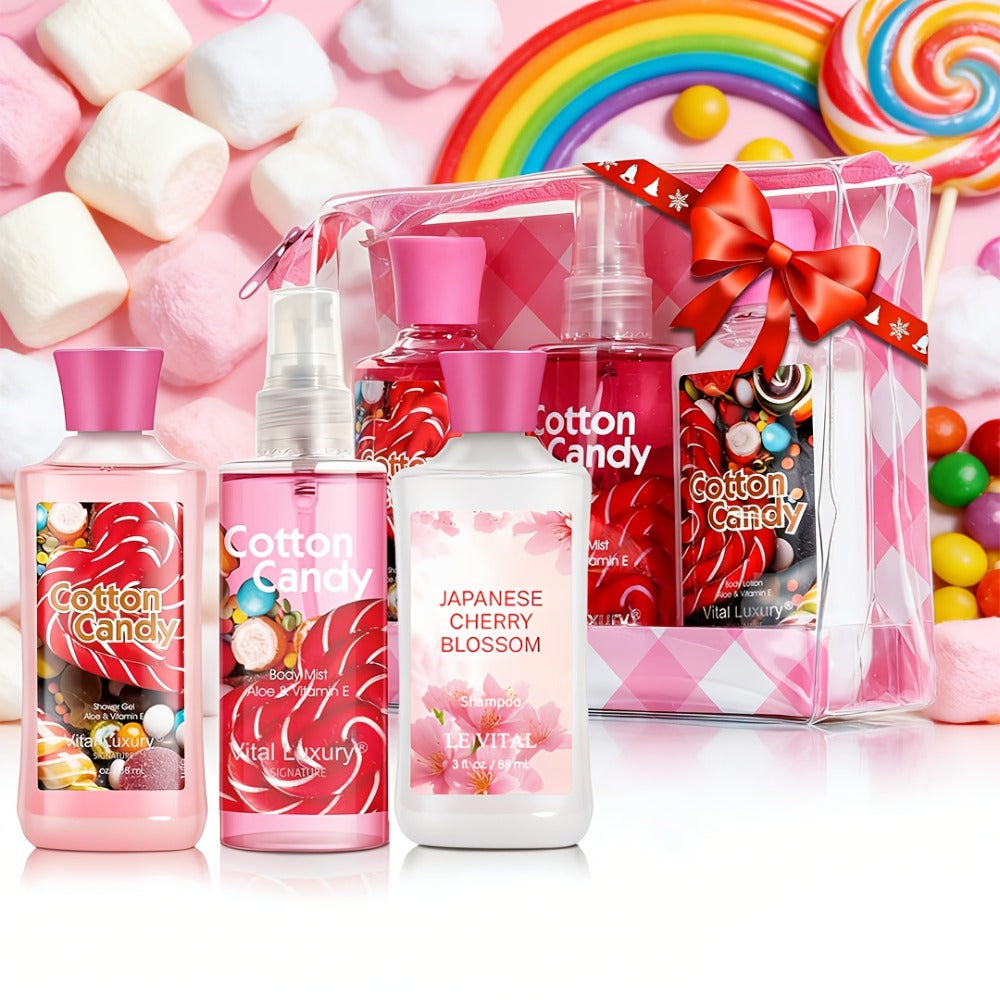 Vanilla Bath & Body Care Gift Set for Women ¨C Shower Gel 3oz + Body Lotion 3oz + Body Mist 3oz | Moisturizing, Refreshing & Deodorizing Spa Gift for Mom, Wife, Sister or Girlfriend