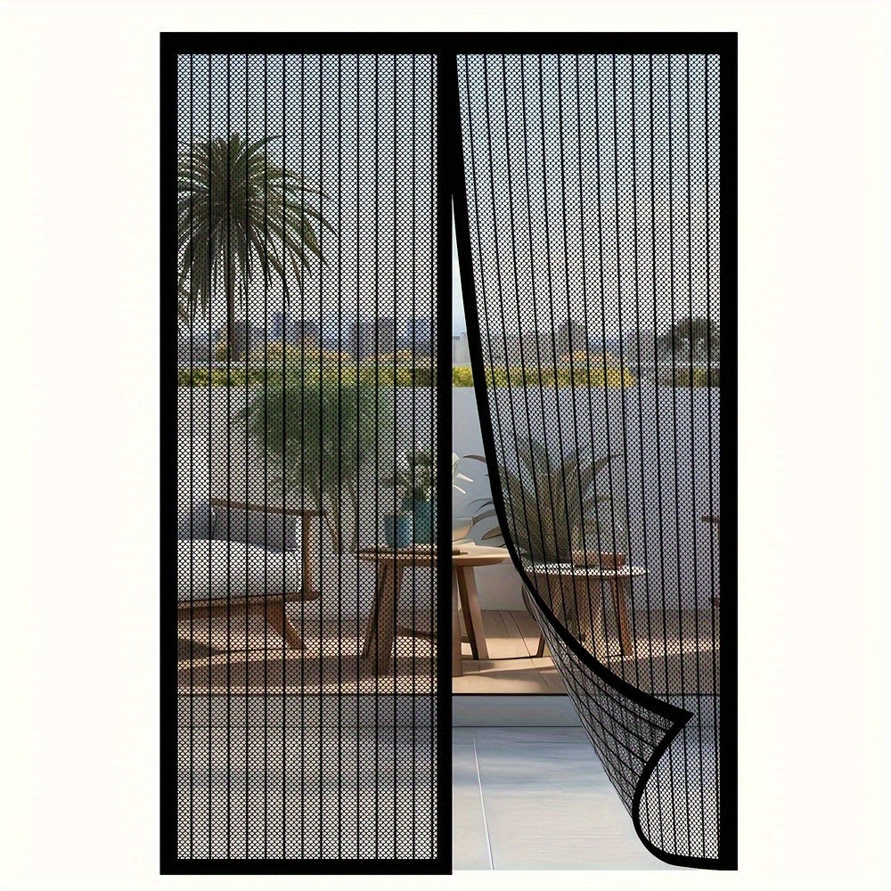 Magnetic Screen Door ¨C Heavy Duty Retractable Mesh Door Curtain, Pet-Friendly & Insect Proof, Auto-Close Magnetic Closure for Patio, Front Door & Sliding Doors, Easy Install, 39x82 Inch