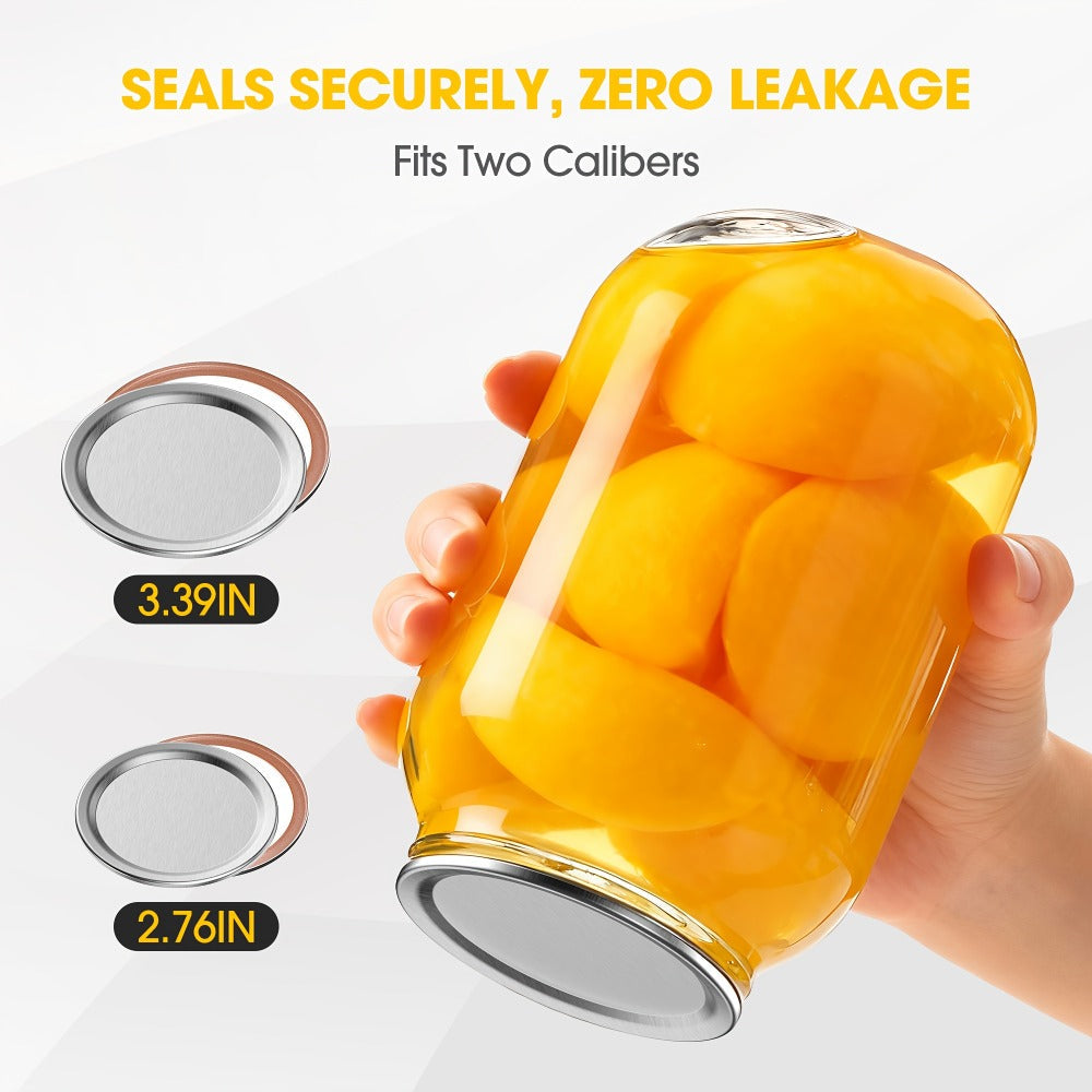 Electric Jar Vacuum Sealer 3-in-1 Food Storage Vacuum Sealer Machine with 14 Sealing Lids Wine Plug Vacuum Bag Bottle Opener ¨C One-Button Operation Leak-Proof Seal for Regular & Wide Mouth Mason Jars
