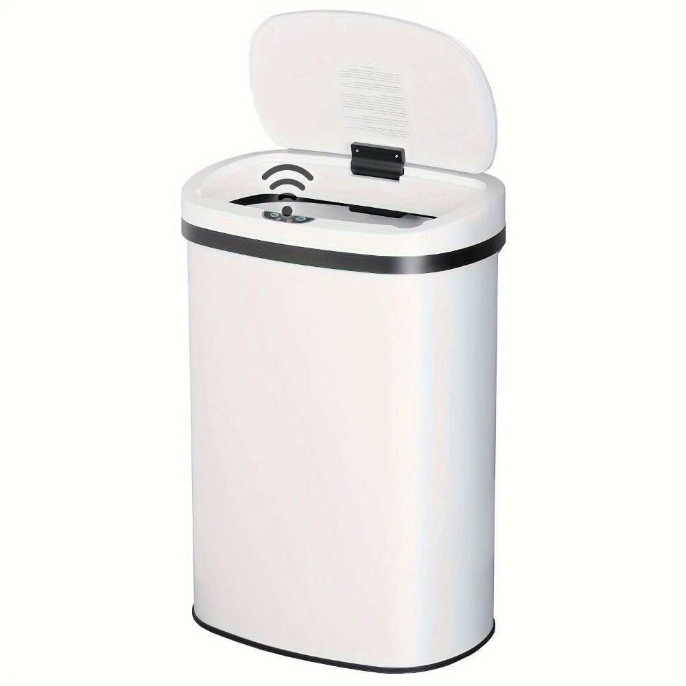 Touchless Motion Sensor Trash Can 13 Gallon 50L ¨C Automatic Kitchen Garbage Can for Home Office Bedroom Living Room