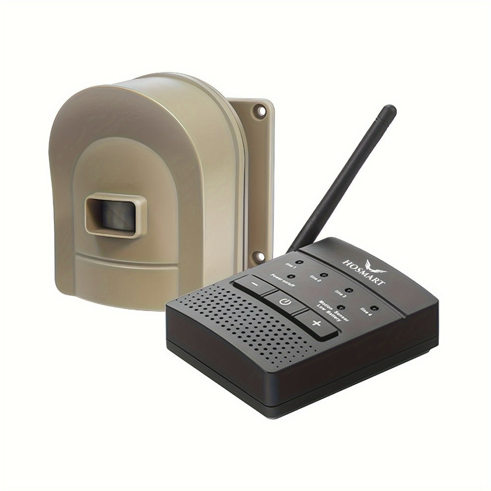 Driveway Alarm Wireless Sensor System 1/2 Mile Range ¨C Motion Sensor Detector for Home, Mailbox & Perimeter Security, Battery Operated, 38 Ringtones