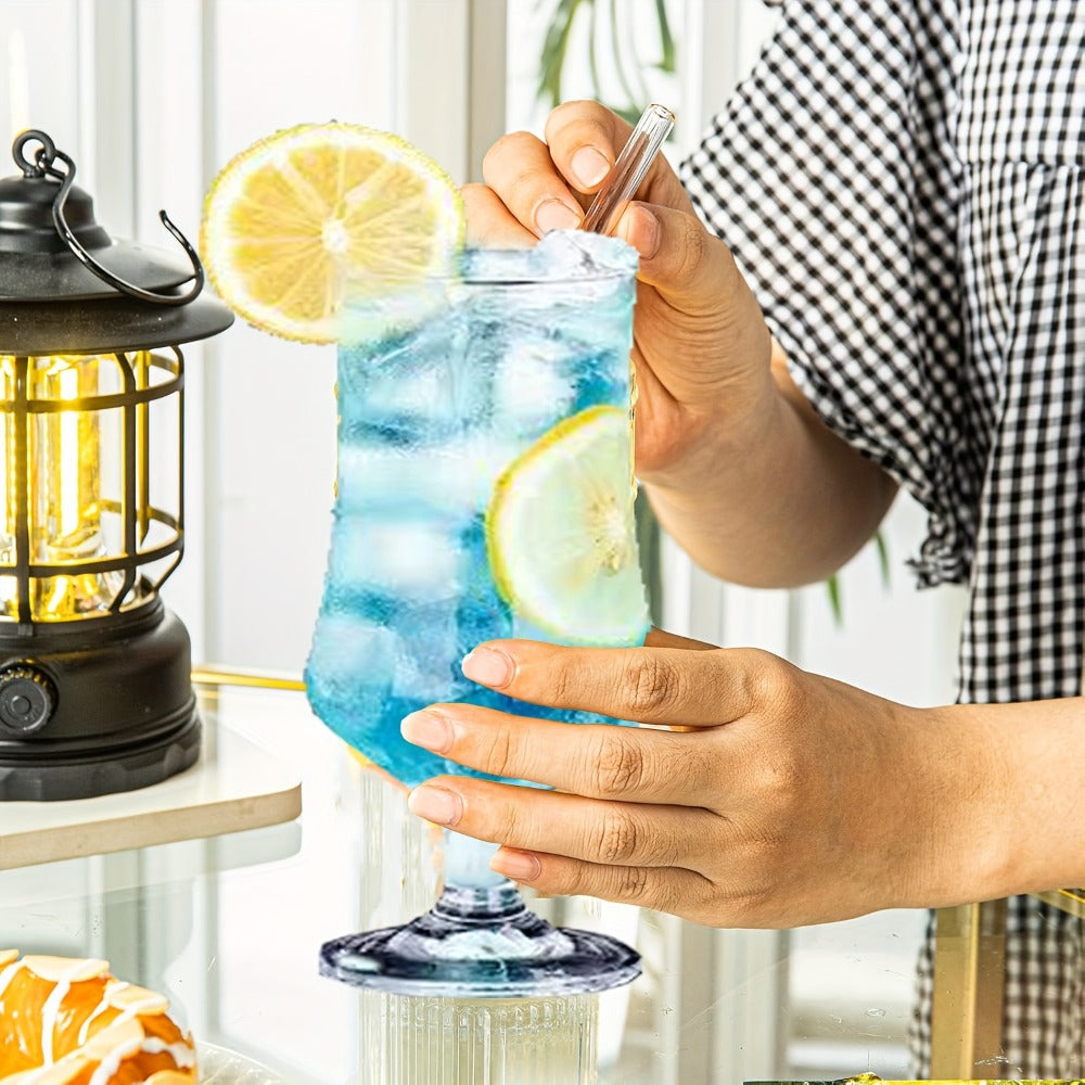 Highball Glasses Set of 12 ¨C 13 Oz Crystal Tumbler for Mojito, Tom Collins, Cocktails & Whiskey ¨C Non-Slip Bar Glassware for Water, Juice & Hot or Cold Drinks ¨C Perfect for Holidays & Entertaining