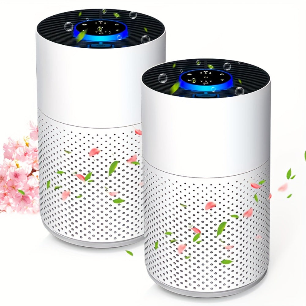 Air Purifier for Home with H13 True HEPA Filter, 3-in-1 Filtration for Allergies Pets Hair Smoke Dust Odors Pollen, Sleep Mode Bedroom Air Purifier for Pet Dander Smokers & Large Room