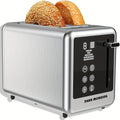 Stainless Steel Toaster 2-Slice Smart Touch Screen ¨C 5 Bread Selections, 7 Shade Settings, Bagel/Defrost/Cancel/Reheat, 1.5¡± Wide Slot, Removable Crumb Tray