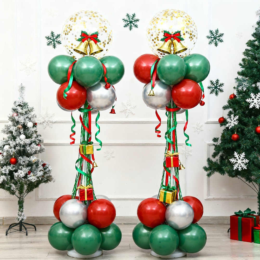 Balloon Column Stand Kit Set of 2 7Ft Adjustable Metal Arch Stand for Party Wedding Birthday Graduation Christmas Decor