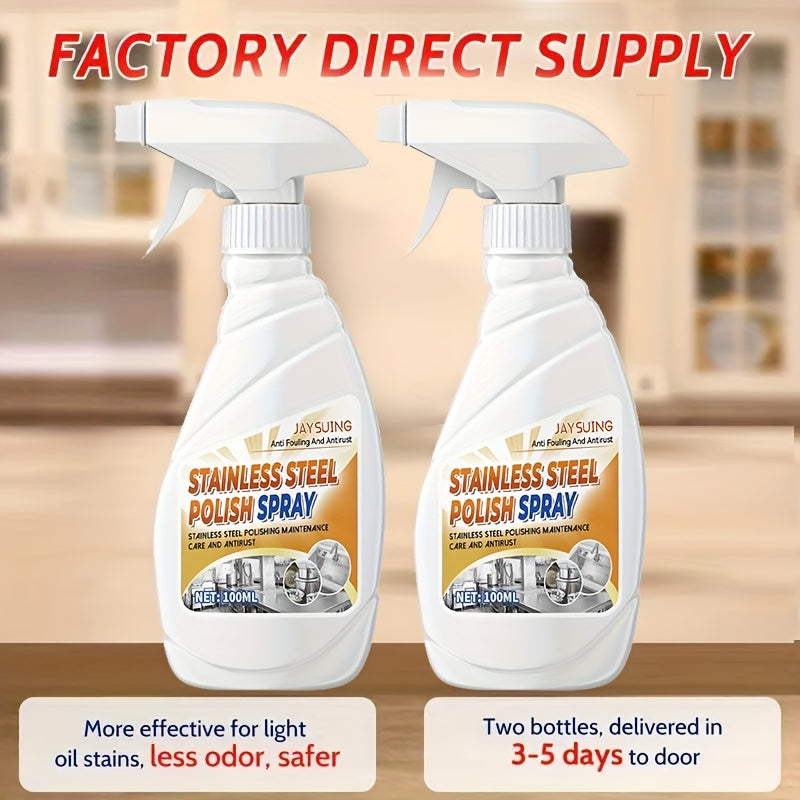 Stainless Steel Cleaner & Pot Bottom Cleaner Paste ¨C Removes Black Grime, Rust & Grease from Pots, Pans & Kitchen Surfaces, Long-Lasting Shine in One Step