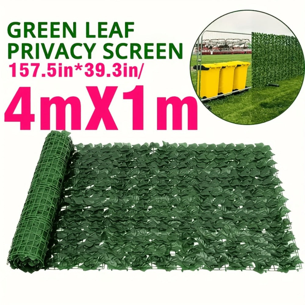 Artificial Ivy Privacy Fence Screen ¨C UV-Resistant Faux Ivy Hedge Panel for Outdoor Patio, Garden, Balcony & Fence Cover | Realistic Greenery Wall Decor | Multiple Sizes Available