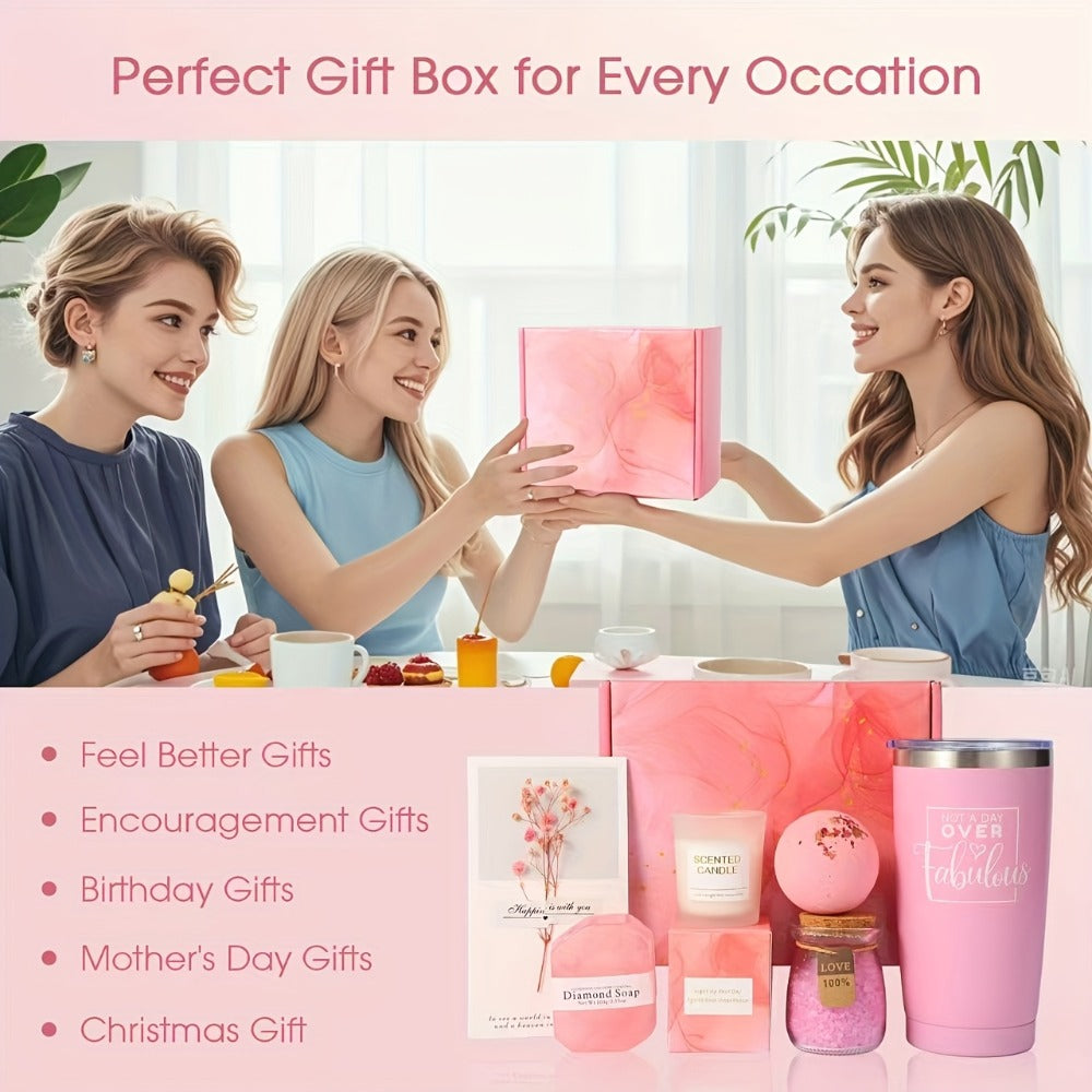 Spa Gift Set for Women ¨C Luxury Self-Care & Relaxation Birthday Gift, Thoughtful Thank You & Special Occasion Gift for Mom, Her & Any Woman