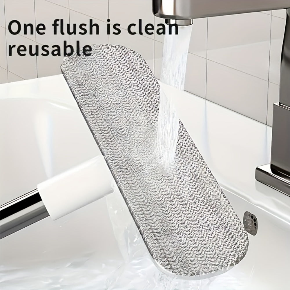 Window Cleaning Brush with Telescopic Handle and Holder - Magic Multi-Surface Door & Window Cleaner Tool, Pet Hair Remover, Household Cleaning Supplies for Home, Car, Glass, Screen & Blinds