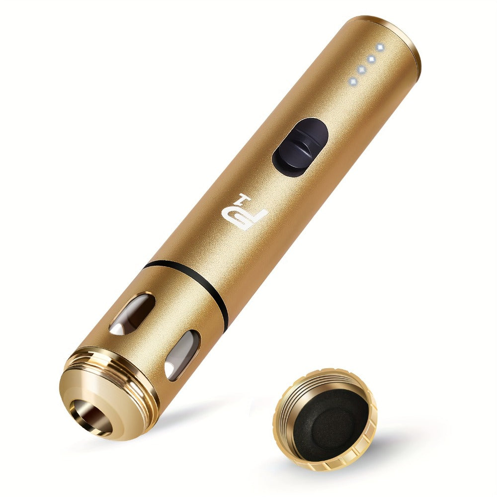 Electric Herb Grinder USB Rechargeable ¨C Portable Spice Mill with One-Button Operation, Travel Bag, Funnel & Cleaning Brush | 4 Colors Available