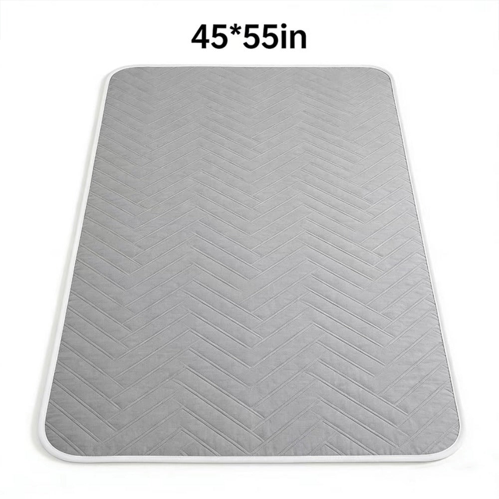 Washable Leak-Proof Mattress Protector for Seniors - Breathable Mesh Polyester, Urinary Incontinence & Bedwetting Pad | Twin, Full, Queen, King