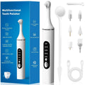 Tooth Polisher Rechargeable ¨C 6 Brush Heads & 5-Speed Settings, Electric Teeth Polishing Tool for Plaque Removal, Stain Removal & Teeth Whitening, Professional-Level Dental Care at Home