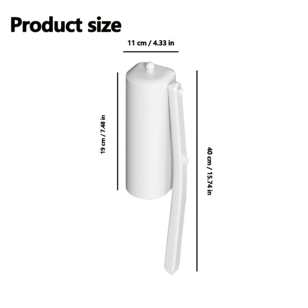 Disposable Toilet Brush Cleaning System with Bracket & Replaceable Heads - Deep Clean Toilet Bathroom Cleaning Kit, No-Touch Hygienic Brush with Refill Packs 17/24/30/35/53 Refills for Home & Bathroom